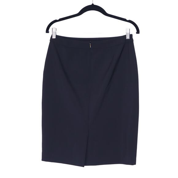 BOSS Hugo Boss Black Summer Wool Pencil Skirt Slim Fit Lined Women's 6 - Picture 3 of 13